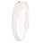 Aralene 10" White Ceramic Face Round Wall Decor