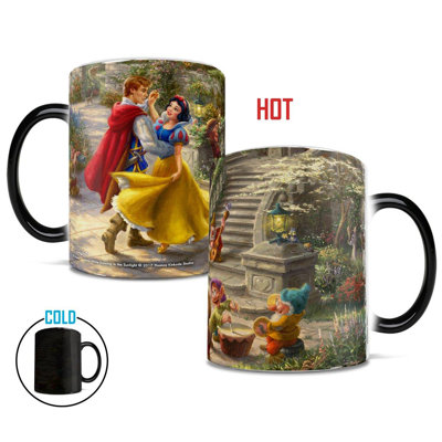 Disney Snow White Dancing in the Sunlight Prince and Princess Morphing Mugs Heat-Changing Drinkware