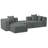 Boneless Cloud Sectional Couch In Two Boxes, Compressed Modular Sectional Sofa With Deep Seat-251139941