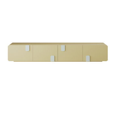 Modern Simplicity Yellow TV Stand