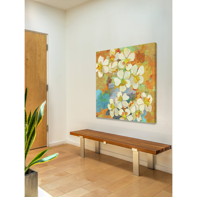 « oil », reproduction d’art sur toile tendue, H 18 po x l 18 po
