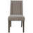 Reber 5 Piece Trestle Table Set w/ 4 Upholstered Chairs