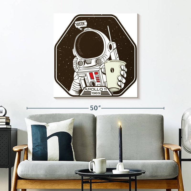 Oberle Apollo 11 1969 Print, 30" H x 30" W