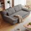 Canapé-lit de 86,6 po avec dossier réglable, coussin haute densité et housse amovible, parfait pour les appartements et les invités qui passent la nuit-785269540-785269538-785269541