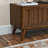 Mid Century Modern Fluted TV Stand For 65 Inch TV, Entertainment Center With Storage, Farmhouse Wood Media Console For Living Room Apartment Office, Accent Table, 2 Door & 1 Drawer & Solid Wood Leg