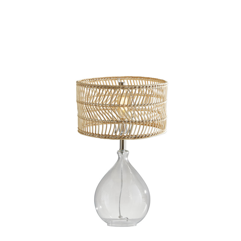 Maloy Glass USB Table Lamp