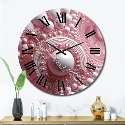 Horloge murale Alien Fractal Space
