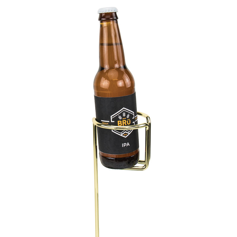 Hohl Stainless Steel Beer Can Cover, Gold