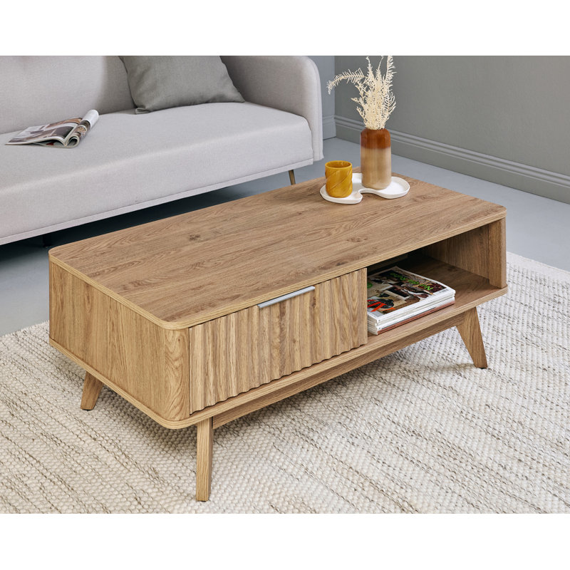 Cearlait Single Coffee Table, Brown