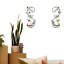 Ensemble de 2 appliques murales pour bougeoir