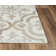 Tapis géométrique ivoire / beige touffeté à la main