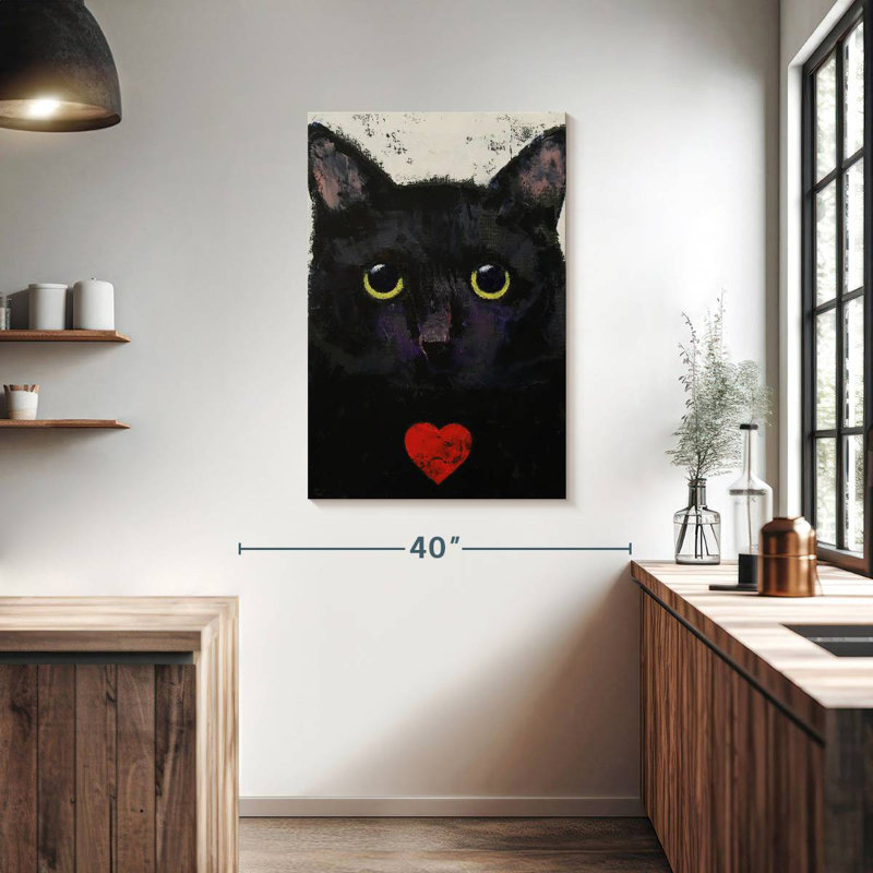 Brampt Love Cat, 39" H x 26" W