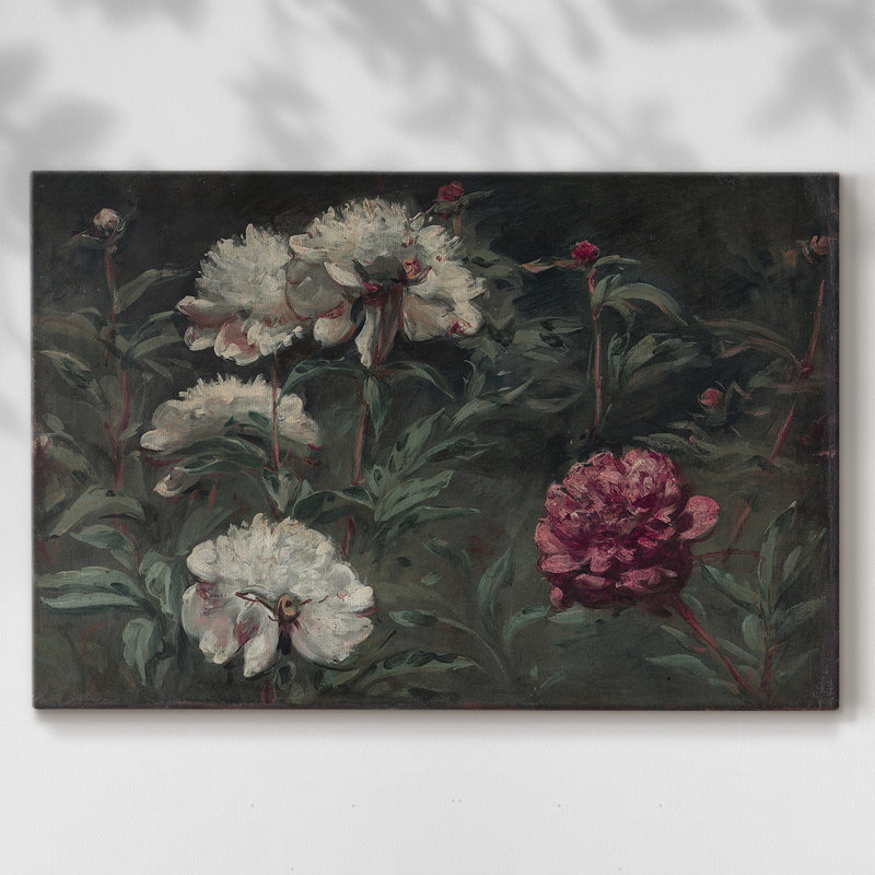 Motif floral rétro CXVI, 12 x 18