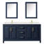 Meuble-lavabo double 72 po avec plateau en quartz et miroir Daria-100481646-100481649-100501937