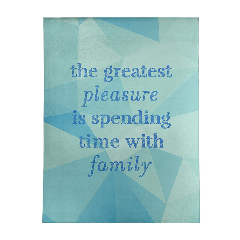 Tapis en chenille artificielle Quotes, Rectangle 8 pi x 10 pi