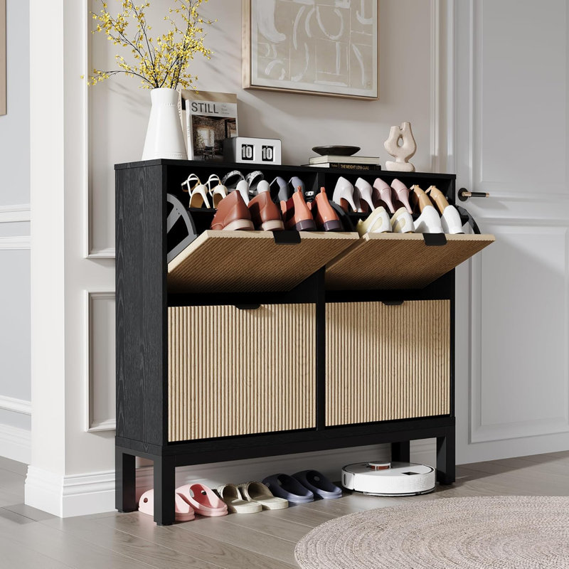 20 Pair Flip Down Shoe Storage