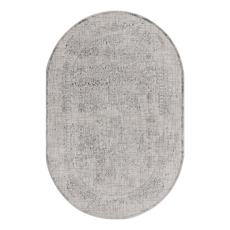 Alissa Abstract Indoor Rug, Oval 5'3" x 8'