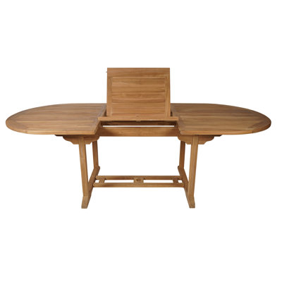 Olive Teak Extendable Dining Table