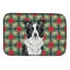 Tapis de vaisselle Border Collie Christmas PoinsettIas-119904673