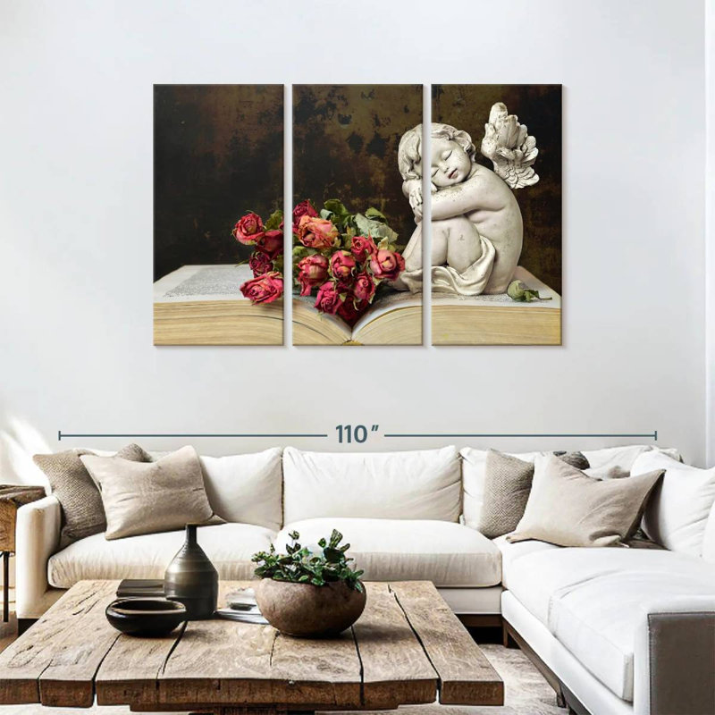 Leisha Cherub, 48" H x 74" W