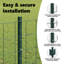 Vidaxl Fence With Posts Steel-116797939-116797957