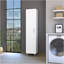 Armoire de rangement Molekeede, blanchisserie, finition blanche