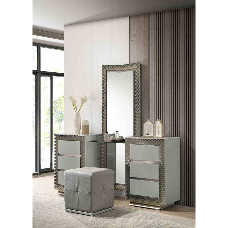 Ensemble de meuble-lavabo 1 pièce Glam Style