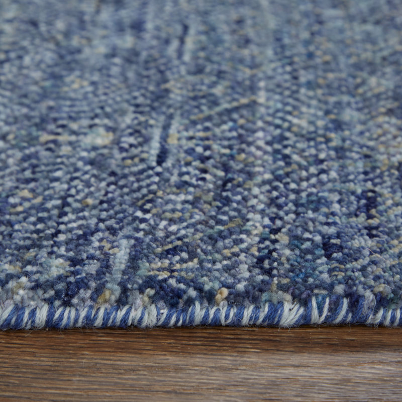 Tapis ikat bleu Posey, Rectangle 8'6" x 11'6"