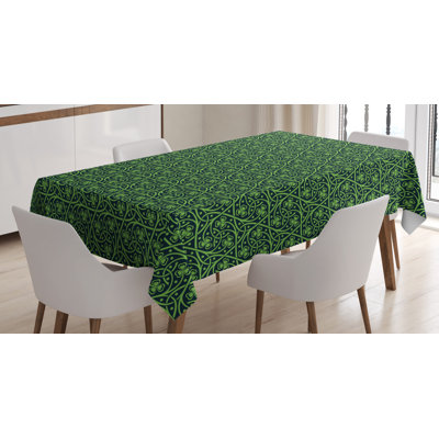 Irish Geometric St. Patrick's Day Tablecloth