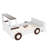 Twin Size Kids Car Bed with Storage Shelves, Fun Race Car Platform Bed , Brown -2020192068