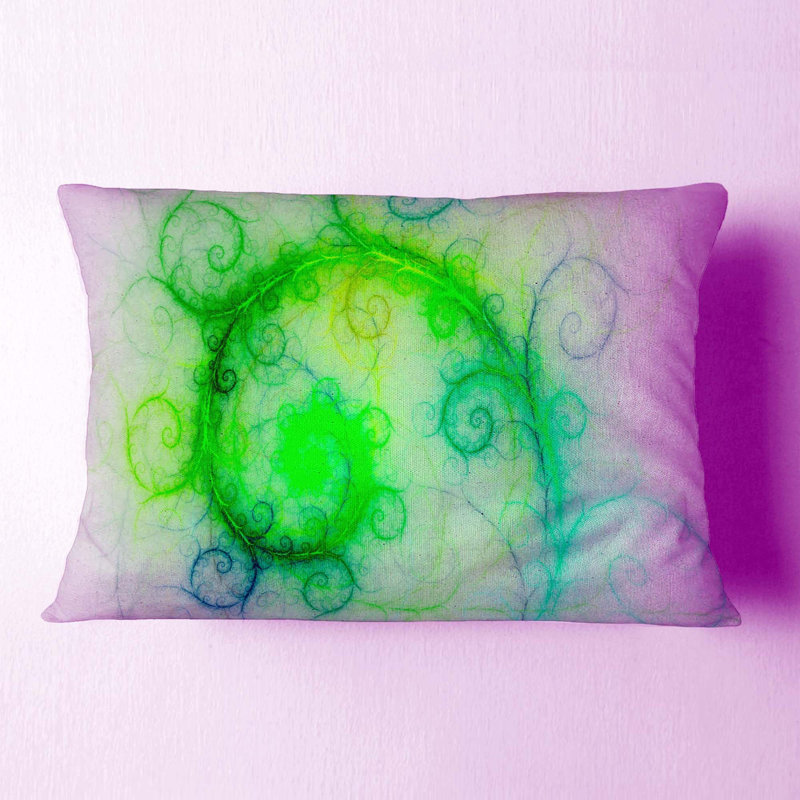 Magnifique coussin lombaire à motif vif Abstract