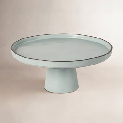 Stacked Organic Stoneware Cake Stand