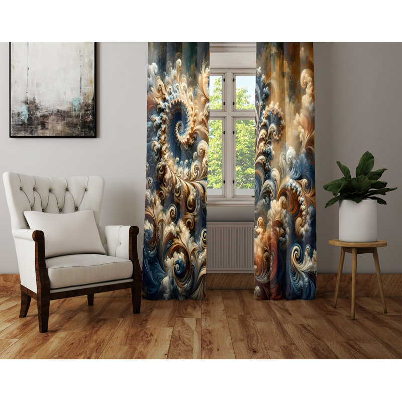 Window Curtains, 56" W x 78" L