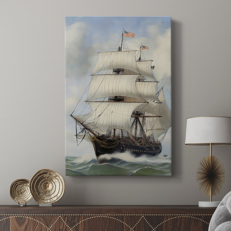 NAUTICAL Series LXVIII -Custom Wrapped Gallery Cavas, 48" H x 32" W