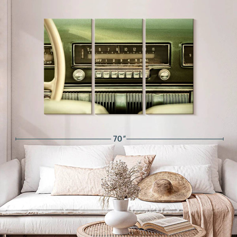 Mehar Retro Vehicle Radio, 32" H x 50" W