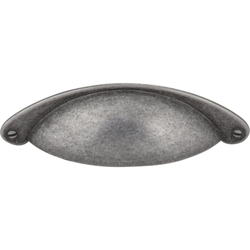 Lyon Cup / Bin Pull, Distressed Antique Silver