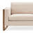 Scandinavian Modern 79" Cotton Blend Sofa-966998807