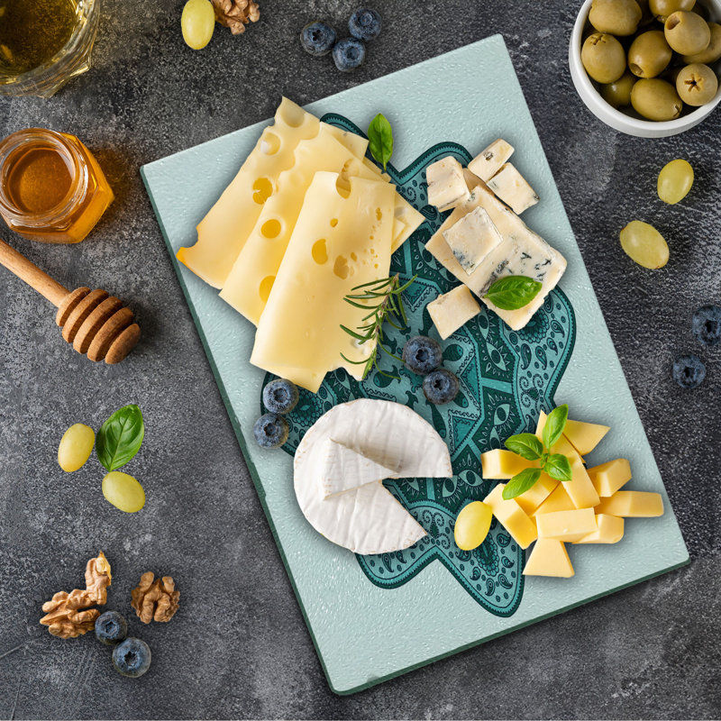 Planche à découper en verre trempé Ambesonne