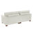 Maelina Upholstered Beige Corduroy Modular Sofa with Pillow Back and Solid Wood Legs-63604689