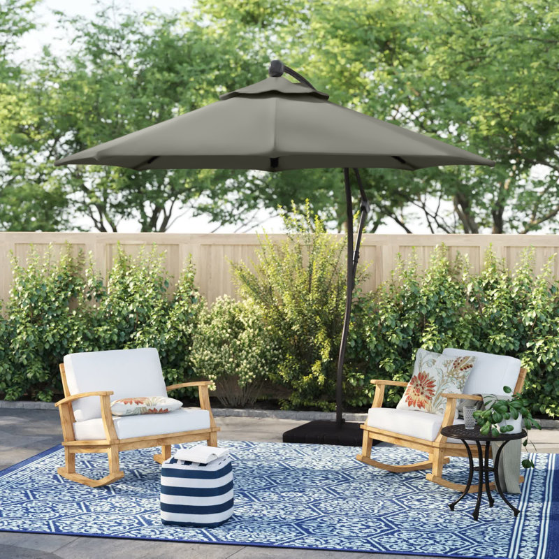 Parasol en porte-à-faux 9' Welwyn, Taupe - Pacifica