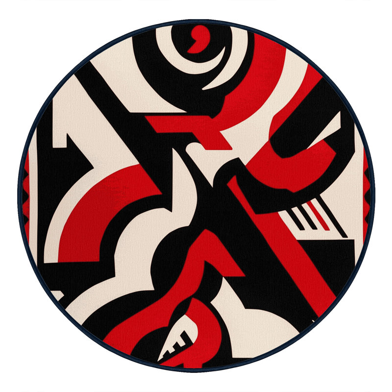 Daring Dagger Rug, Round 5'