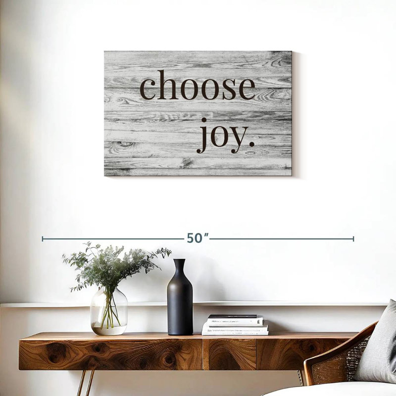 Choose Joy Typography, 20" H x 30" W