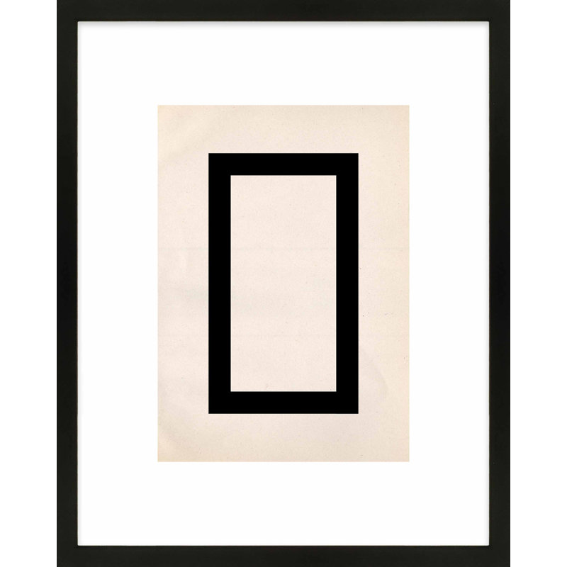 Construction 1 Print by Eleni Psyllaki For Paradissi Digital Art, Black Framed, 20" H x 16" W  x 1.25" D