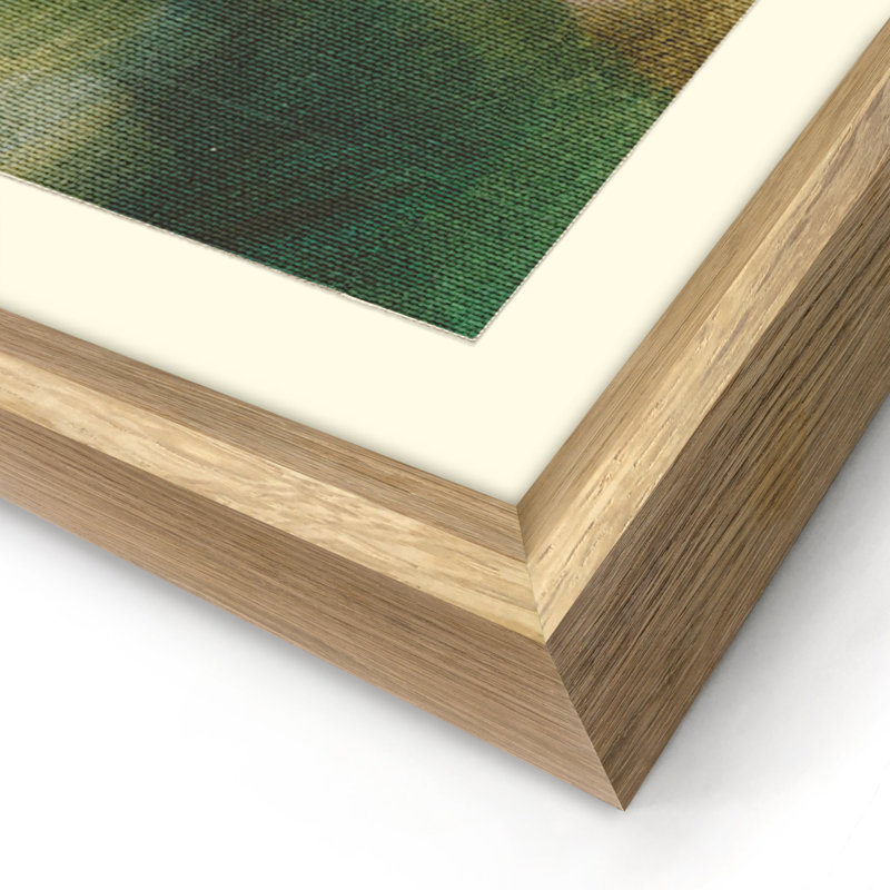 Provincial Painting by Jess Engle, 40" H x 30" W, White Oak Framed