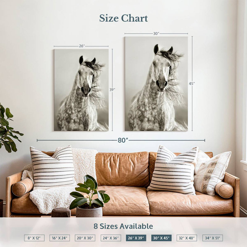 Caballo De Andaluz, 39" H x 26" W