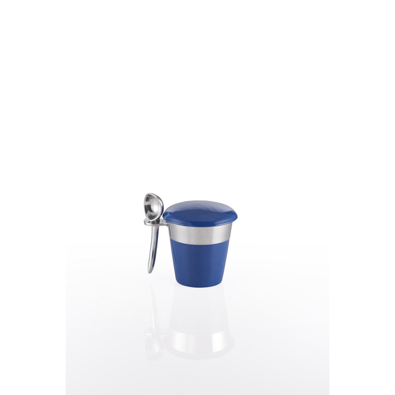 Bol à dîner à glace, Indigo