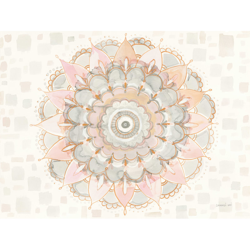 «Modern Mandala» par Danhui Nai, reproduction sur toile, H 12 po x l 16 po