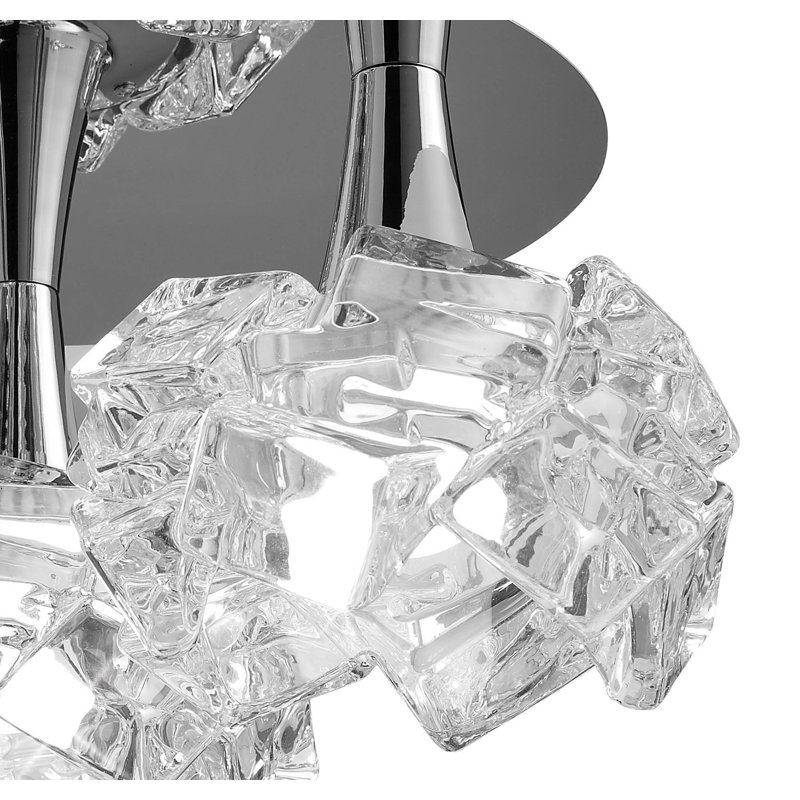 Wanda Glass Semi Flush Mount