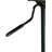 Modern Contemporary Swivel Walnut Bentwood Lift Adjustable Height Bar Stool With Curved Seat And Back (Black)-879749928