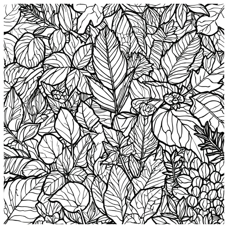 Édredon à feuilles détaillées, Lit simple